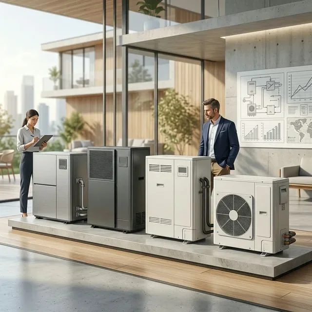 Comparativa de las mejores marcas de aerotermia: Daikin, Mitsubishi, Vaillant